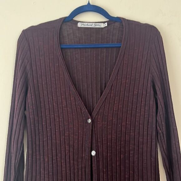 Michael Stars Long Duster Cardigan One Size - Picture 2 of 8